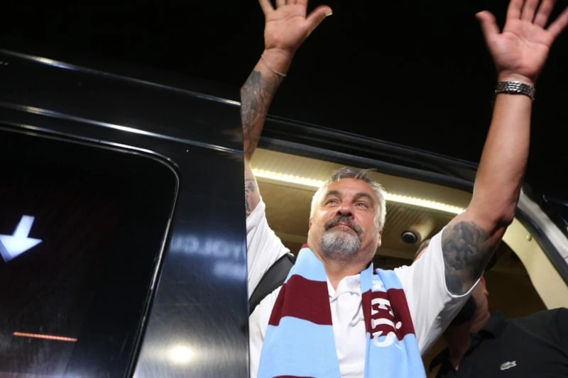 Trabzonspor'un yeni teknik direktörü Thomas Reis Trabzon'a geldi